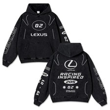 Retro Lexus Racing Inspired Project Purpose Washed Hoodie MotorGP World Champion