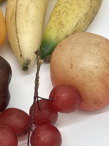 25 realistische Wachsfrüchte • Vintage Deko Lebensmittel - Bild 12 von 14