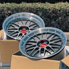 Set Of 4 Bbs Lm 20x10 30 20x11 10 5x114.3 Diamond Black Wheels For R35 Gt-r