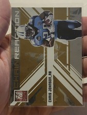 2009 DONRUSS ELITE Gold Chain Reaction Titans CHRIS JOHNSON #/899