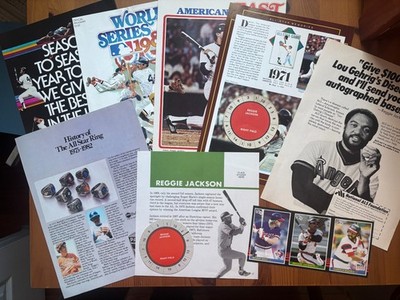 U Pick from 160+ Different Reggie Jackson Oddball items 1976-1993