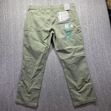 Weatherproof Pants Mens 40x32 Green Trail Utility Straight Fit Stretch Outdoor