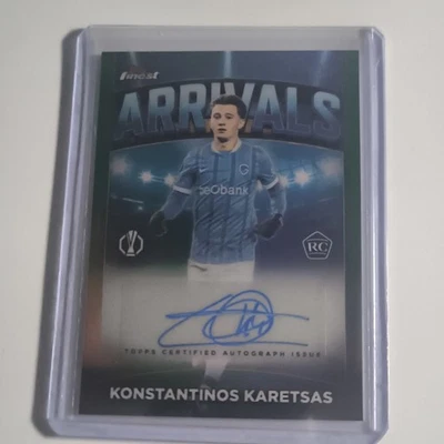 Topps Finest UEFA Club Competitions 2025/26 Arrivals Auto Karetsas RC AA-KK - Bild 1 von 2