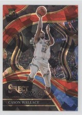 2023-24 Panini Select Courtside Red Cracked Ice Prizm Cason Wallace #298 2l4