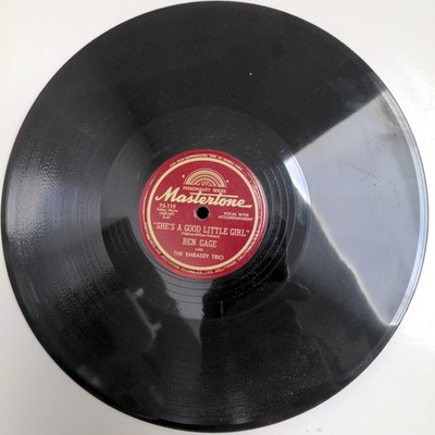 Ben Gage & The Embassy Trio STAR TREK 78 78 RPM Single 10'' Promo