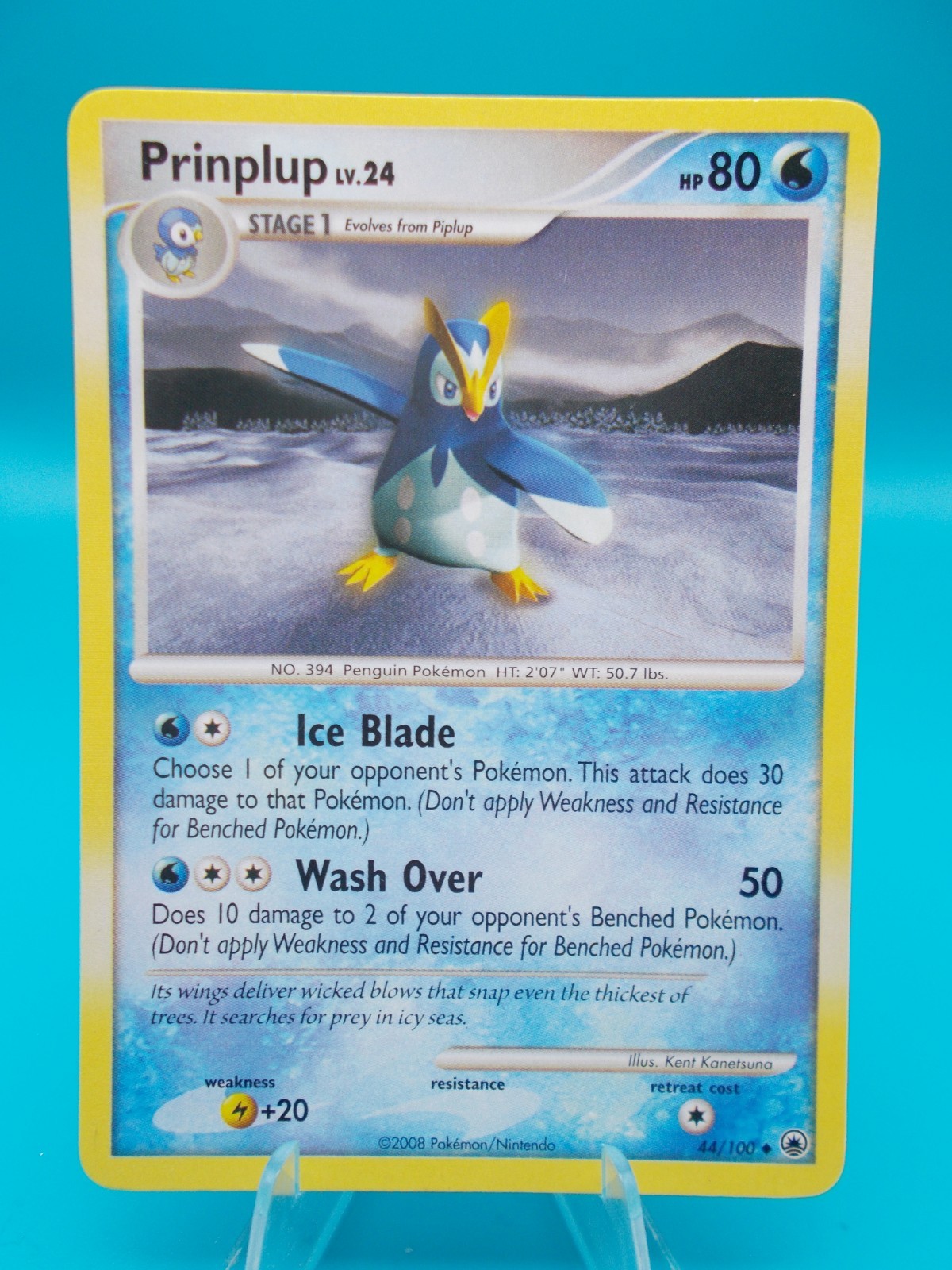 Prinplup 44/100 Majestic Dawn Pokémon TCG Regular Lightly Played