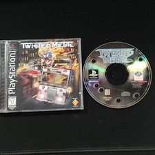 Twisted Metal PlayStation 1, PS1, 1995 CIB Rare Black Label Jewel Case Variant