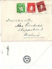 Ireland 1938, 1/2+1+1 1/2 P. on Consulate Cover from Dublin to Sweden