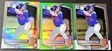 Jacob Reimer Green /99 Bowman Draft Chrome 2025 Refractor #BDC-188 Mets