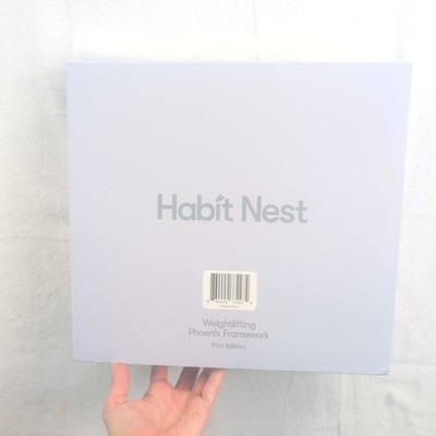 Habit Nest New In Box Phoenix Framework Weightlifting Gym Buddy Journal/Cards