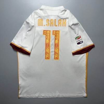 AS ROMA NIKE 2015/2016 FOOTBALL AWAY JERSEY #11 SALAH SIZE “XL
