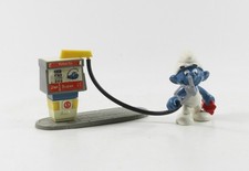 Schlumpf Schlümpfe == Geschlumpfe Tankstelle Schleich unvollständig