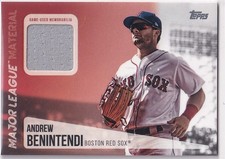 Andrew Benintendi 2019 Topps MLM-ABE Major League Material Relics  Red Sox