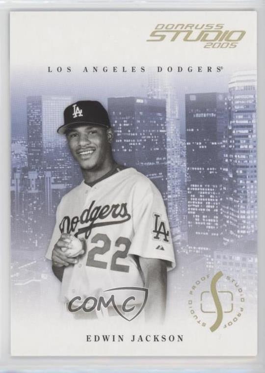 2005 Donruss Studio Proofs Gold 25/25 Edwin Jackson #151 s1i