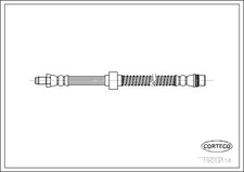 Flexible de frein Citroen ZX