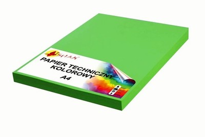 Technisches Papier A4 240g grün Erbse v3 50 Blatt