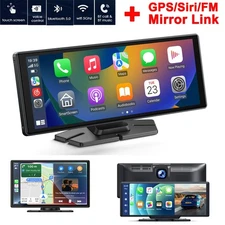Portable 9" 9.26" Wireless For Apple CarPlay & Android Auto Car Stereo Radio
