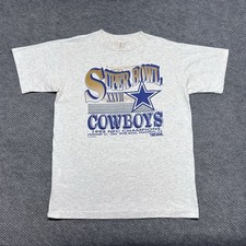 Vintage 1992 Dallas Cowboys Super Bowl Champions T-Shirt Large RARE MENS WHITE