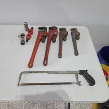 Lot 4 RIDGID Heavy Duty Pipe Wrenches 18" 18" 14" 12" Made in USA