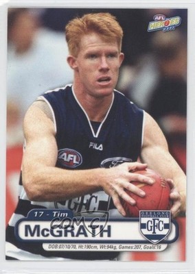 2001 Elite Sports AFL Heroes Tim McGrath #62 0m0