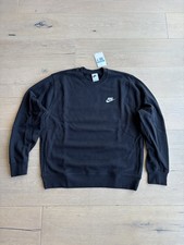 Nike Men s Sportswear Club Fleece Sweatshirt Crewneck Black BV2662-010