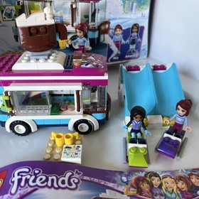 Lego 3 Friends Food Truck Lot & 1 City (41129, 60253, 41319, 41397)