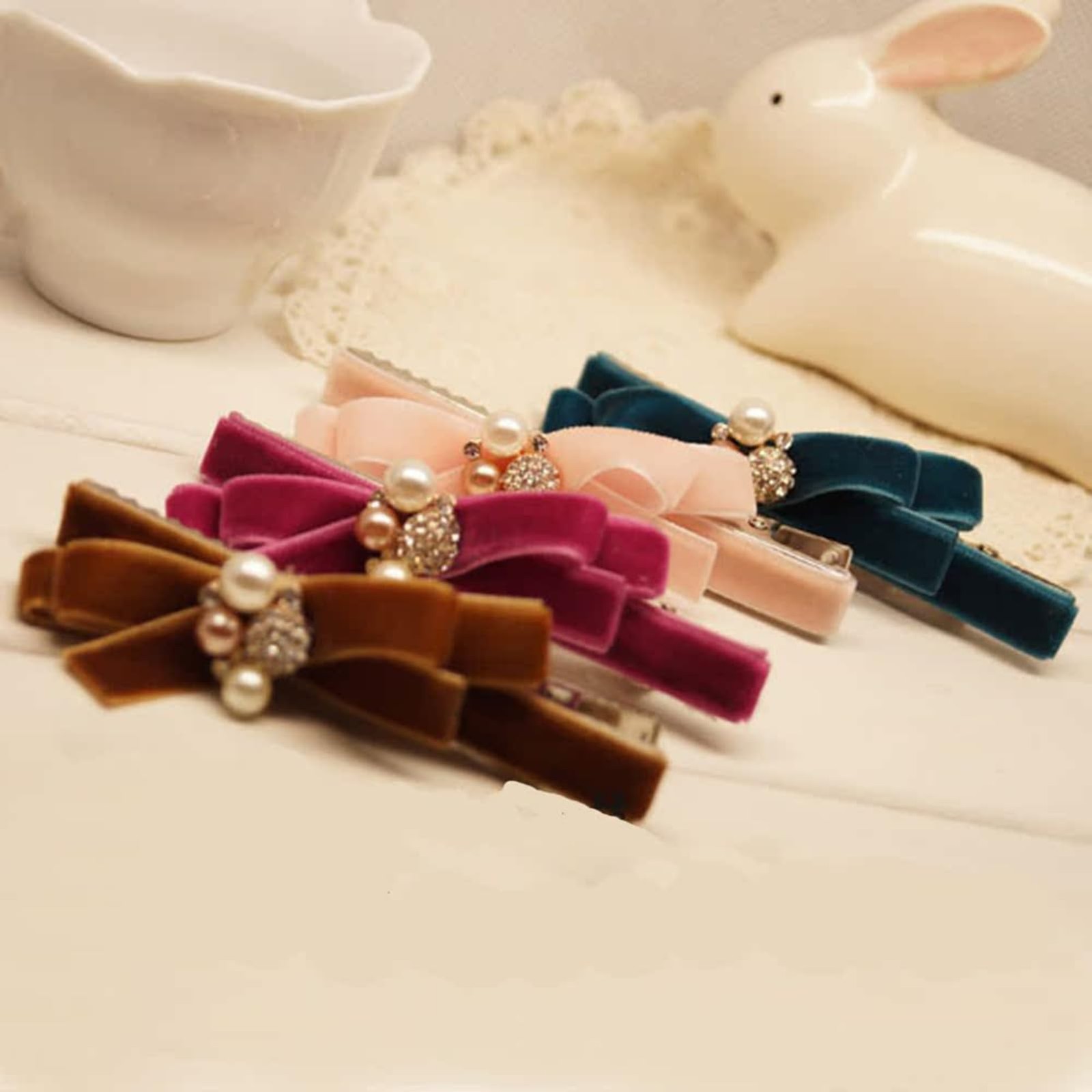 10 Yards Velvet Ribbon Spool (Pink, 5/8")