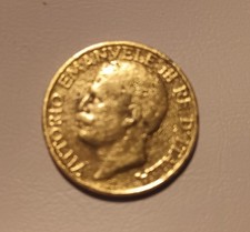 Rara Moneta Coin Regno Italia Vittorio Emanuele 10 Centesimi 1925