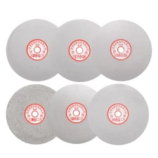 6pcs Diamond Sanding Grinding Disc Set 6" Grit 80/400/600/800/1500/3000