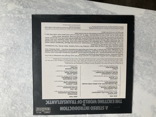 A Stereo Introduction to The Exciting World of Transatlantic LP ,Vinyl 2870 315. - Picture 2 of 4