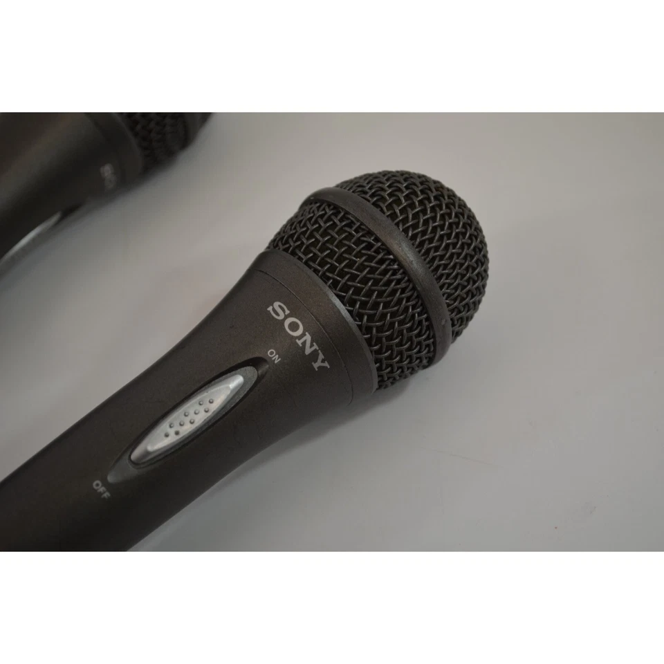 Sony F-V420 Unidirectional Vocal Dynamic Microphone w/ Cable Lot of 2 - Image 3 of 4