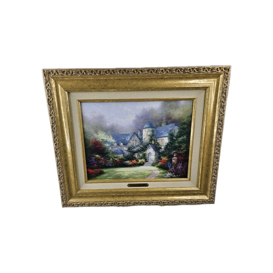 Thomas Kinkade Beyond Autumn Gate Colección Autumn Gate Edición Certificado de Autenticidad 1998 Foto 2 de 4