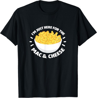 Ich bin nur hier fÃ¼r die Mac und KÃ¤se Veggie Essen Macaroni T-Shirt Hoodie