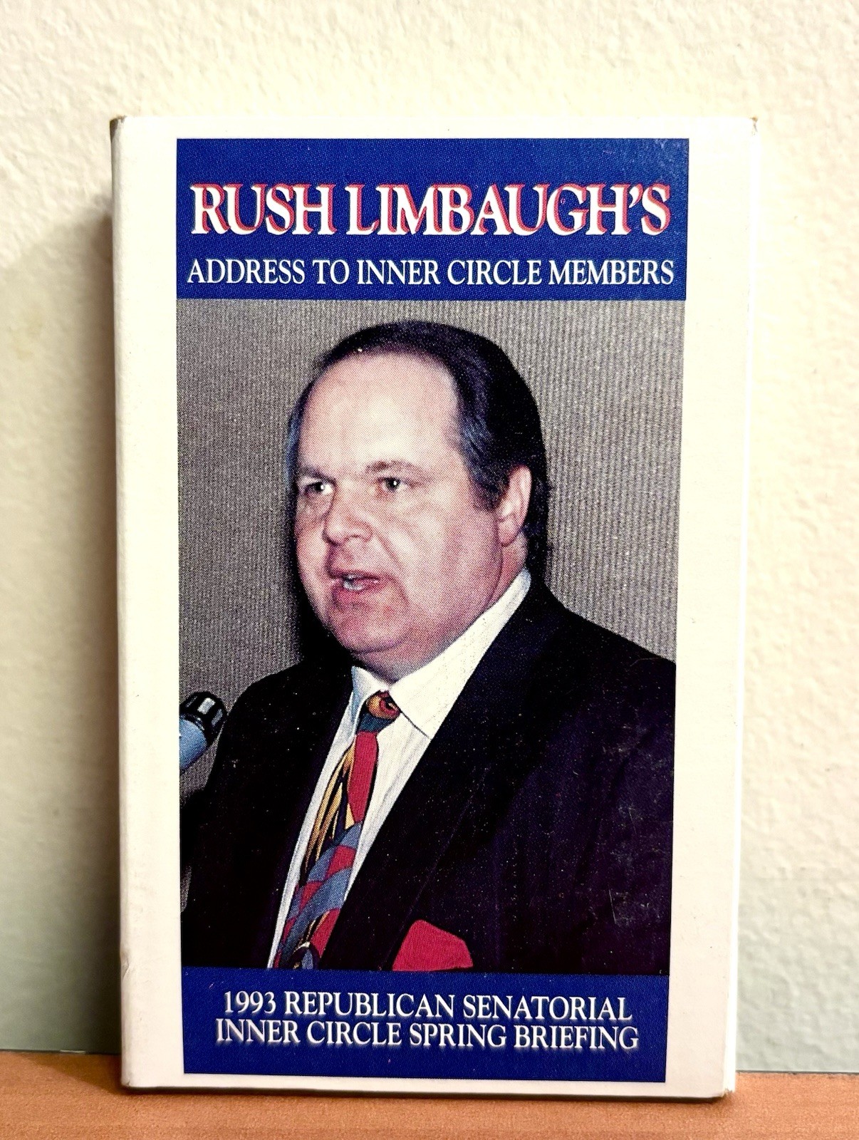 Rush Limbaugh’s 1993 Republican Senatorial Inner Circle Briefing Cassette RARE!!