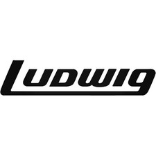 Ludwig P0414B Bass Drum Decal Black 13"