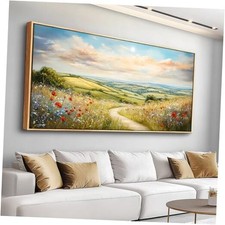 Large Wall Art For Living Room 40L" x 20W" Mountain Path Landscape Painting