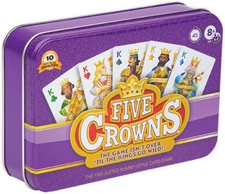 Five Crowns Collectible Tin – Card Game for Kids and Adults, Family Game Night,