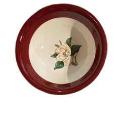 Homer Laughlin Lifetime China Burgundy Serving Bowl-DISCONTINUED