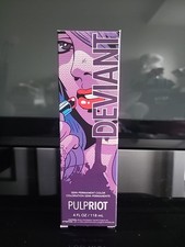 Pulp Riot Semi-Permanent Hair Color 4oz Deviant  Plum  SEALED  NIB 