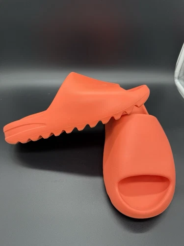 Adidas Yeezy Slide Enflame Orange Amber Badelatsche Slipper -  50 (EU) US 14 VGC