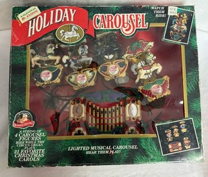 Mr Christmas Holiday Carousel Special Edition | eBay