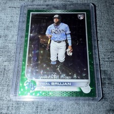 Topps Update Vidal Brujan Rookie Green Foil Tampa Bay Rays #US8 /499 2022