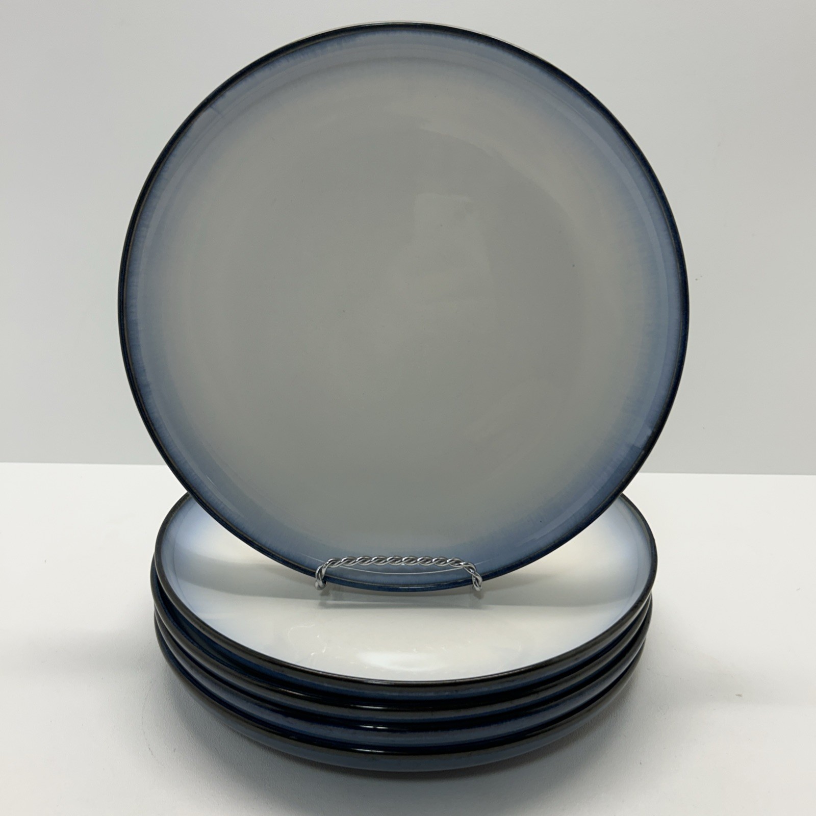 5 Sango Concepts Eggplant 4942 Dinner Plates 11&rdquo; Appears U