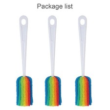 3PCS Cleaning Brush Bottle Scrubbers Sponge Cleaner for Coffee Glasses Washing