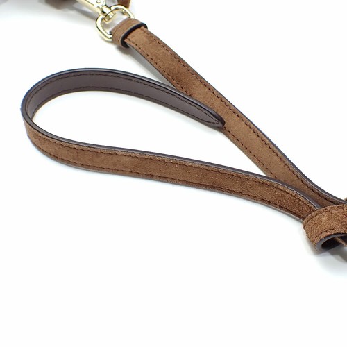 Used Prada Bonnie Small Shoulder Bag For Women Brown Suede 1Bh215 Crossbody - Picture 5 of 7
