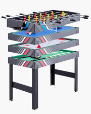 GAME TABLE COMBO SET 4-In-1 Air Hockey, Ping Pong  Foosball