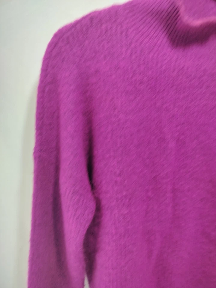 Sanctuary 品红长袖套衫毛衣模拟海龟领女式,尺寸 XS — 第 4/4 张图片