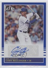 2019 Panini Donruss Retro 1985 Signatures Blue 46/49 Cody Bellinger Auto o1u