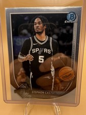 Topps 2025-26 Bowman Chrome Stephon Castle #BCV-145 SA Spurs NBA 2026 finals