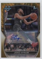 2022 Bowman U Chrome Prospect Gold Lava Refractor 10/50 Jared Bynum #23 Auto 1u6